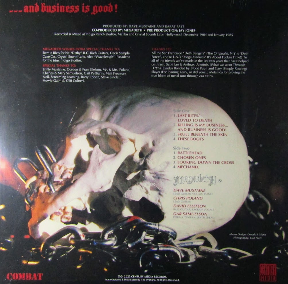killing is my business - Col Vinyl LP